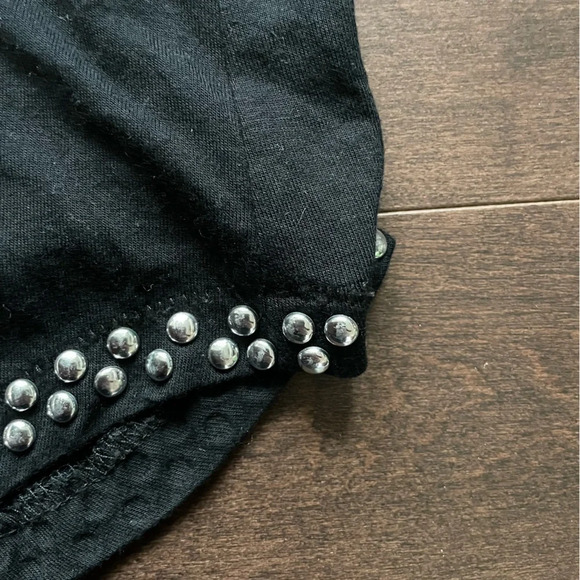 Wilfred  Free Women’s XS Black Blouse with Metal Studded Hem - Picture 3 of 6